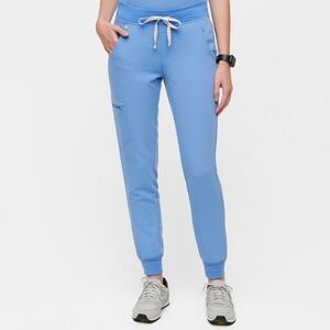 Figs XS Petite Zamora Jogger Scrub Pants™ Ceil Blue